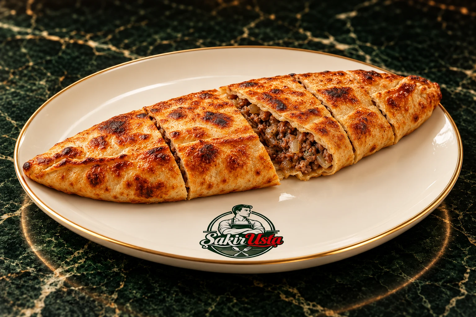 Bafra Pidesi için temsili sunum